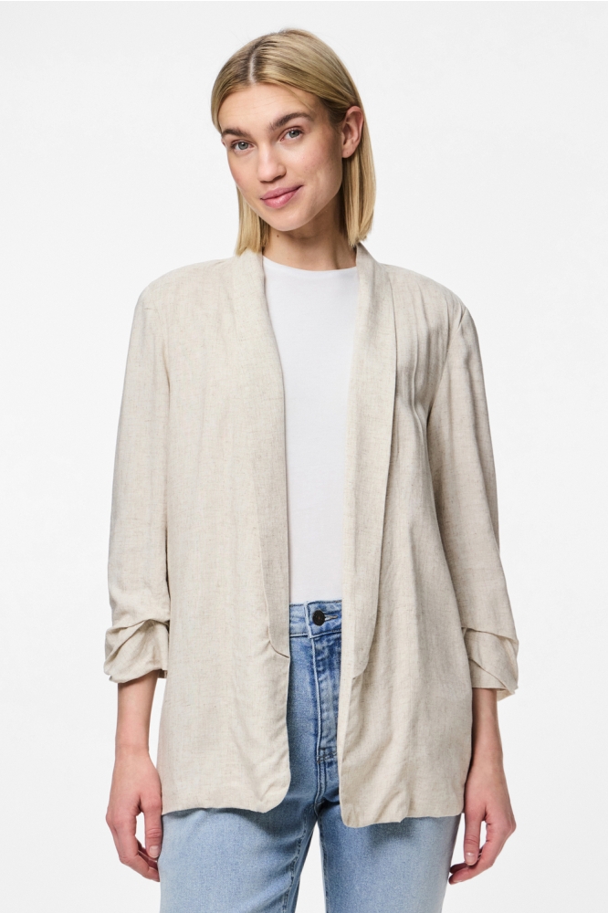 PCPIA BOSELLA BLAZER WVN NOOS 17154738 Birch/MELANGE